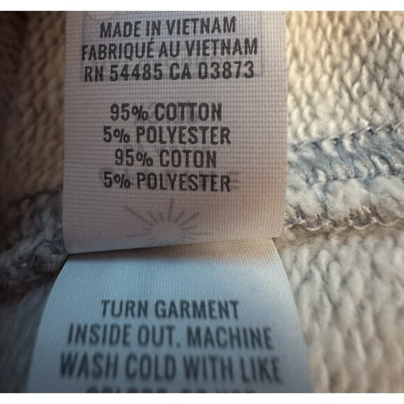 OFFLINE AERIE Oversized Embroidered Gray Crewneck Pullover Sweater XS NWT - Picture 9 of 12